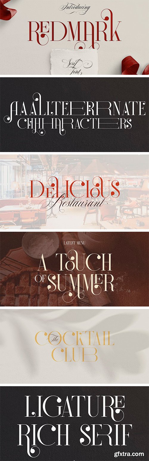 Redmark Font Redmark Font