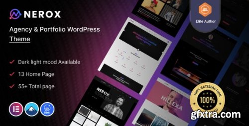 Themeforest - Nerox - Agency & Portfolio WordPress Theme v1.0.3 - Nulled