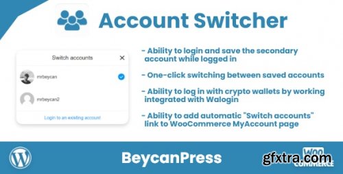 Codecanyon - Account Switcher for WordPress (Multiple accounts plugin) v1.0.0 - 42236336 - Nulled