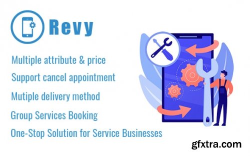 Codecanyon - Revy - WordPress booking system for repair service industries 1.14 - 32384781 - Nulled