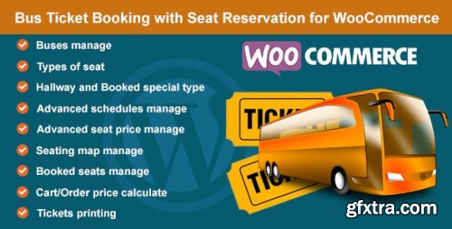 Codecanyon - Bus Ticket Booking with Seat Reservation for WooCommerce v1.6 - 22444052 - Nulled