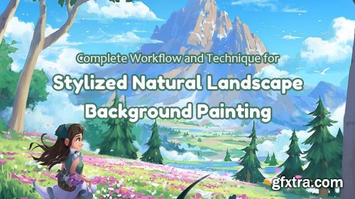 Wingfox – Stylized Natural Landscape Background Painting
