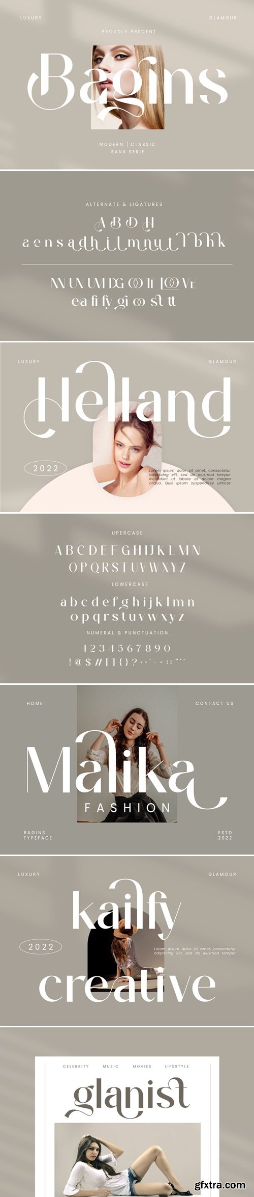 Bagins Sans Serif Font