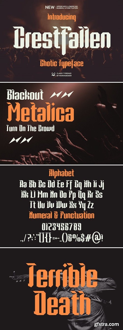 Crestfallen - Gothic Font
