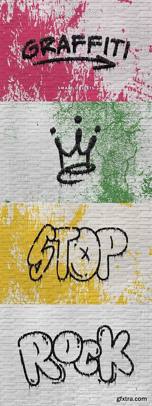 Graffiti leak text effect Graffiti leak text effect