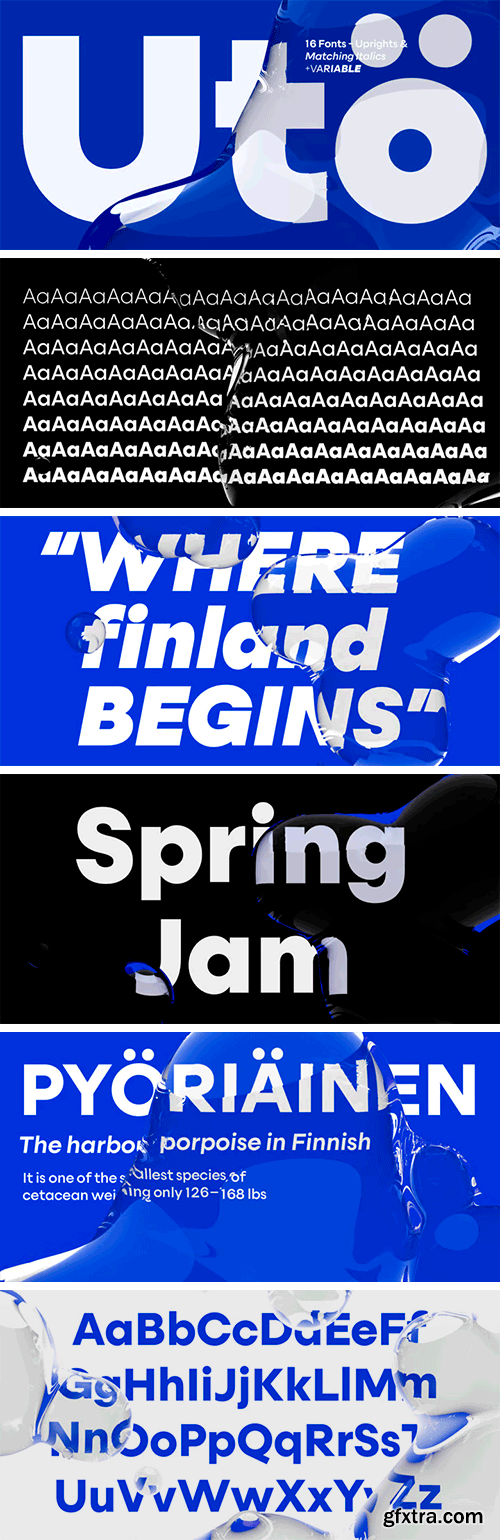 Uto Font Family Uto Font Family