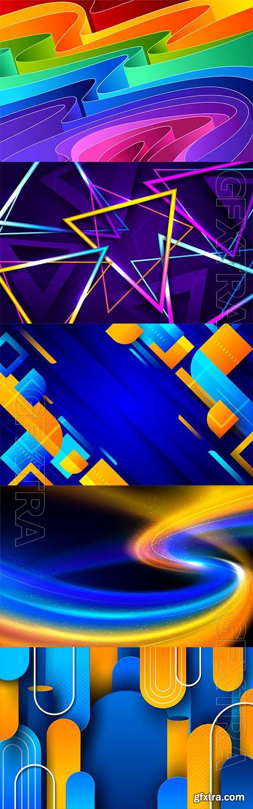 Vector rainbow colorful background Vector rainbow colorful background