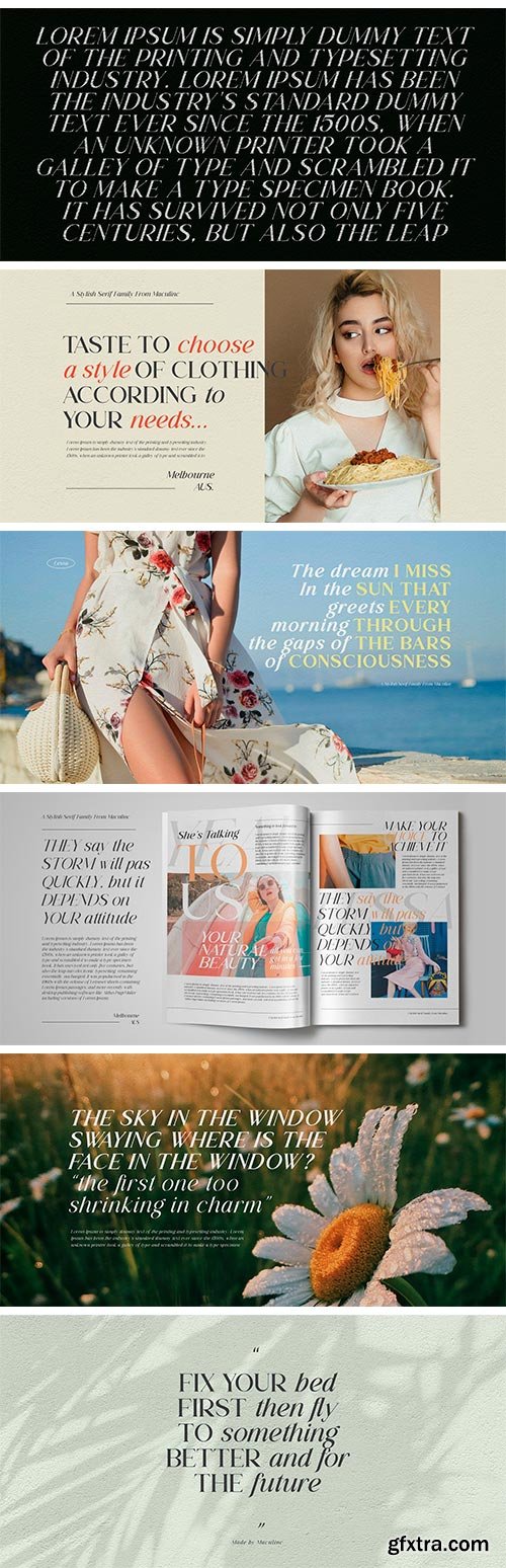 Lessa Font Family Lessa Font Family