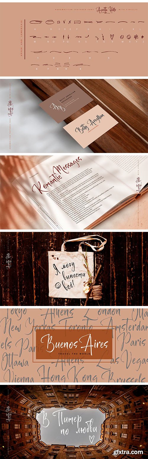 Agretta Hills Font Family Agretta Hills Font Family