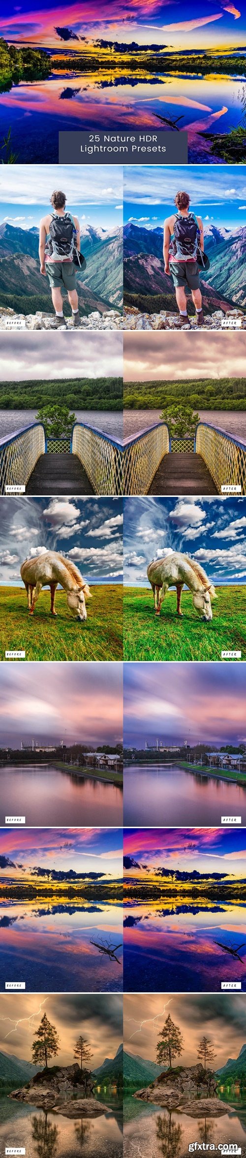 25 Nature HDR Lightroom Presets U7RETK8