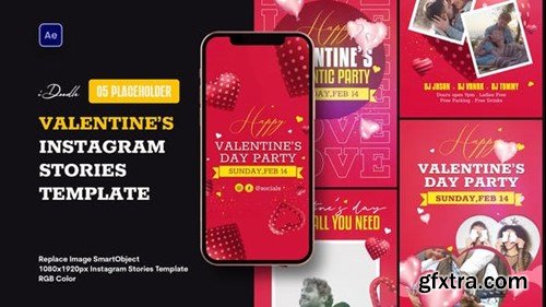 Videohive Happy Valentines Day Instagram Stories 42767877