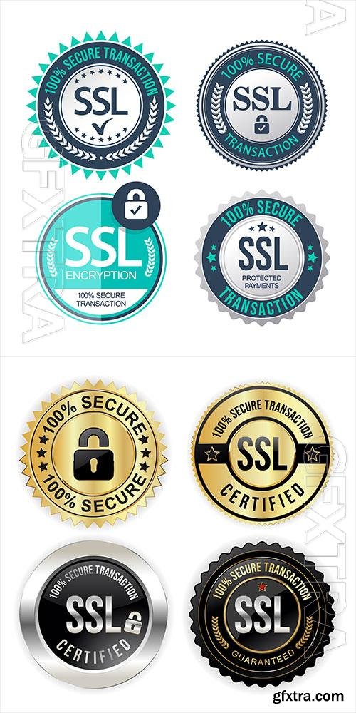 Vector collection of ssl protection secure icon vector illustration vol 2 Vector collection of ssl protection secure icon vector illustration vol 2