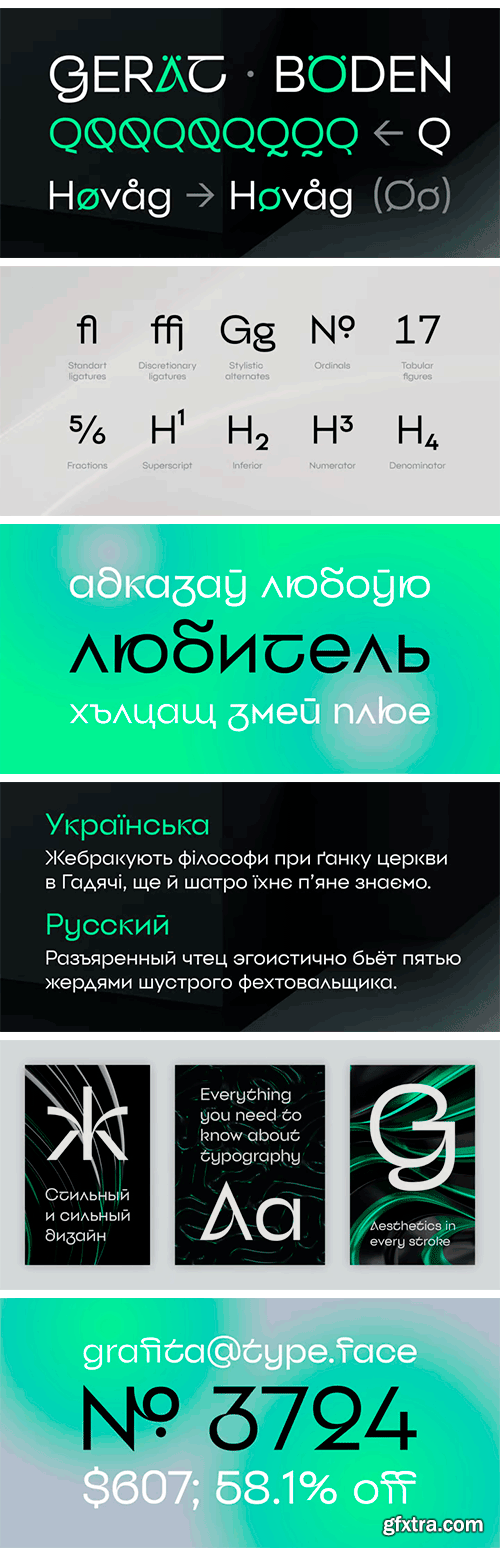 Grafita Font Family Grafita Font Family