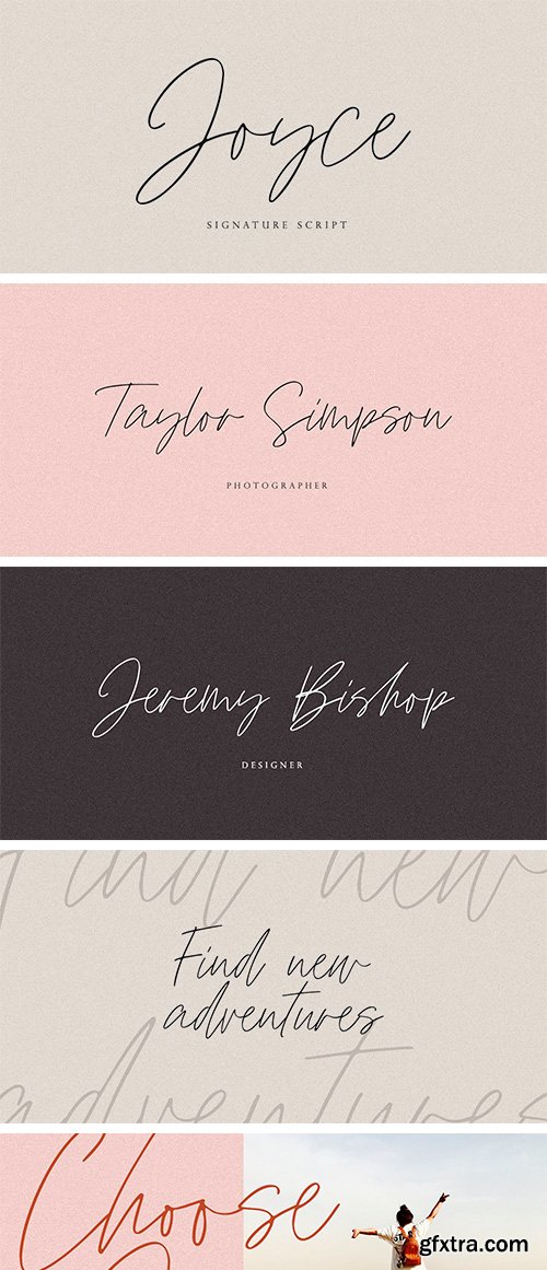 Joyce Font Joyce Font