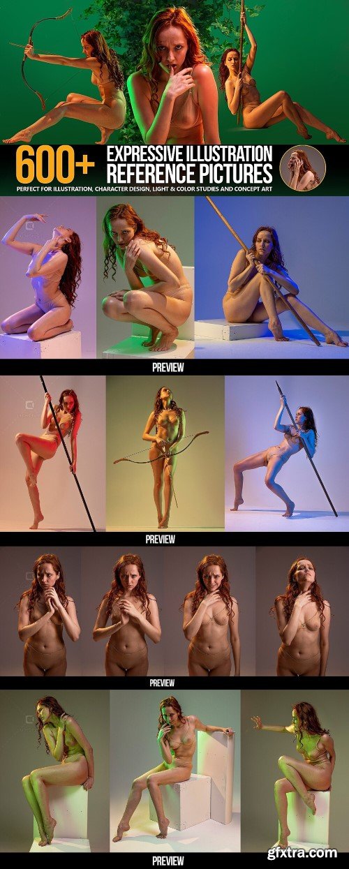 Artstation &ndash; 600+ Expressive Illustration Reference Pictures