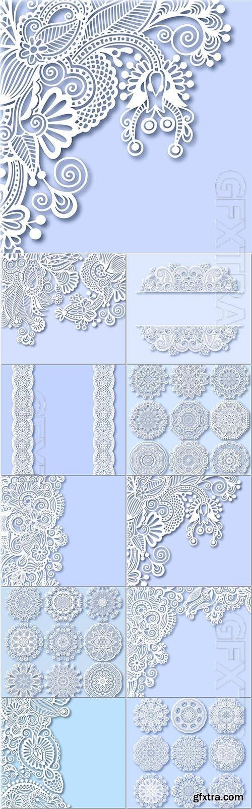 Vector ornate greeting card decoration Vector ornate greeting card decoration