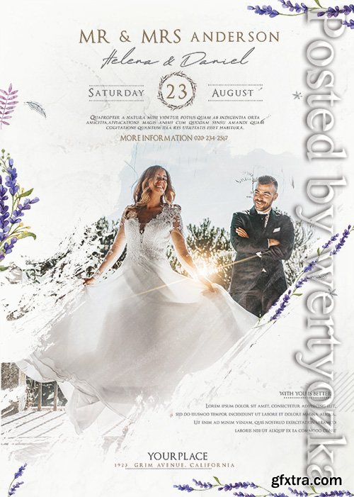 Wedding Agency Psd Flyer Design Wedding Agency Psd Flyer Design