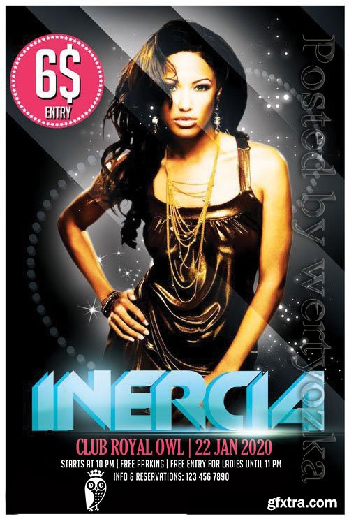 Inercia Psd Flyer Design Inercia Psd Flyer Design
