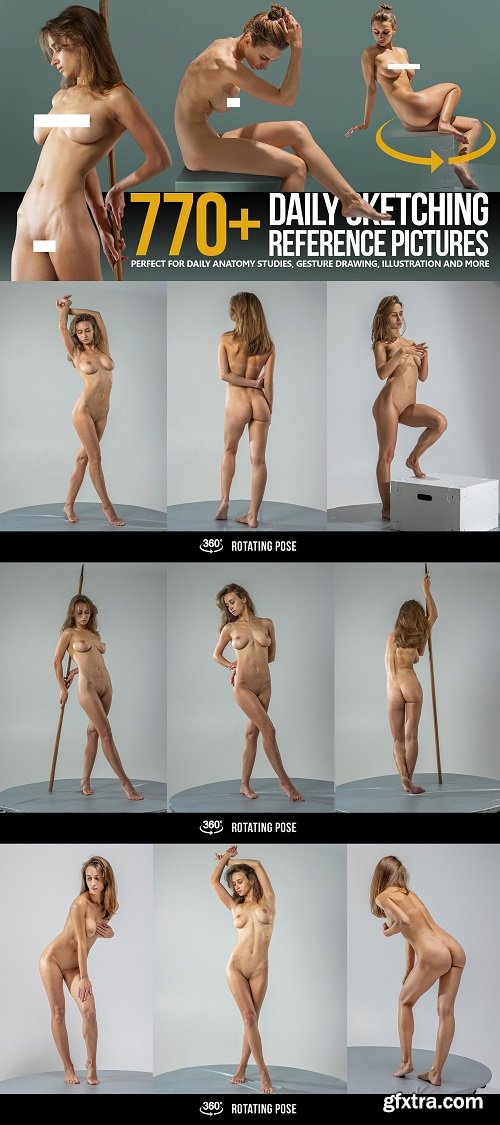 Artstation &ndash; 770+Daily Sketching Reference Pictures&nbsp;&nbsp;