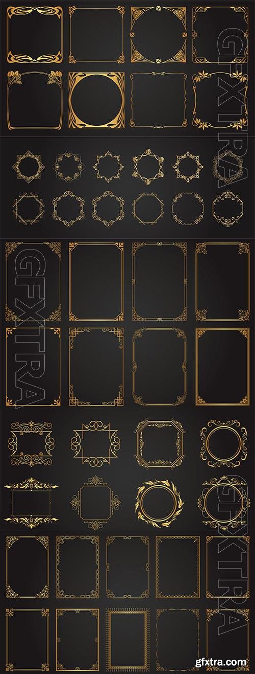 Vector decorative corner frame, vintage, ornaments Vector decorative corner frame, vintage, ornaments