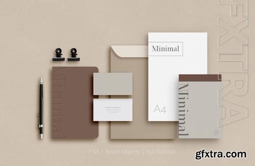 PSD set of corporate stationery branding mockup top view vol 3 PSD set of corporate stationery branding mockup top view vol 3