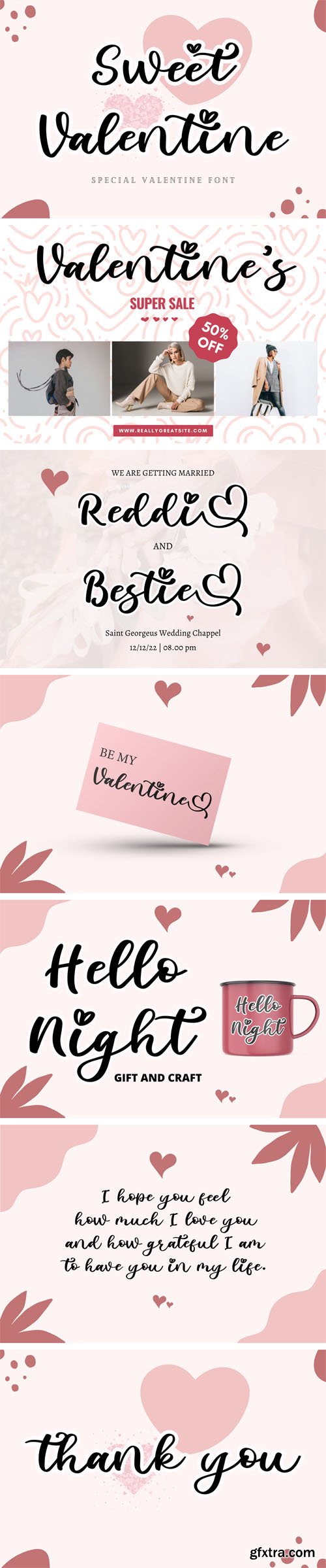Sweet Valentine - Romantic Handwritten Font Sweet Valentine - Romantic Handwritten Font