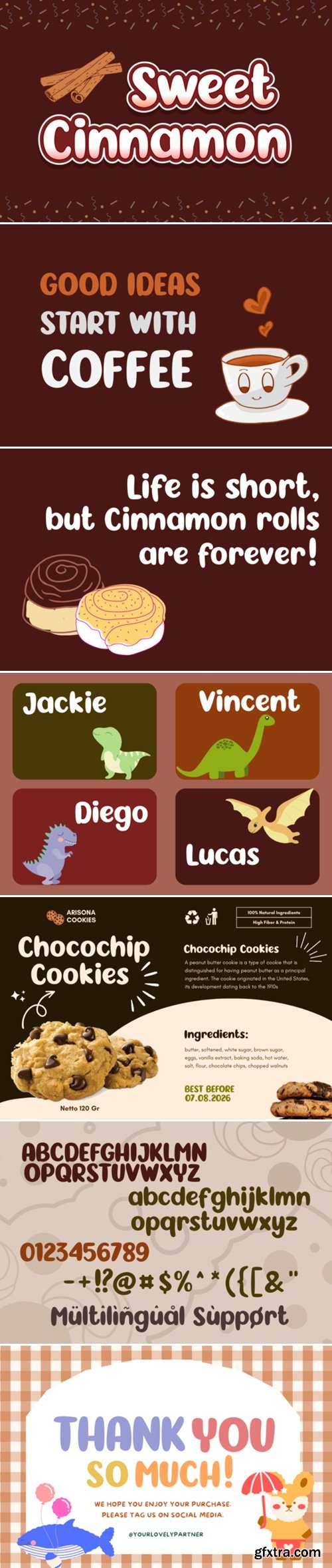 Sweet Cinnamon Font