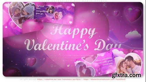 Videohive Happy Valentines Day Media Opener 42801192