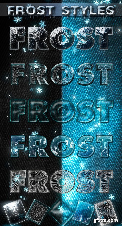 5 Frost Styles for Photoshop 5 Frost Styles for Photoshop