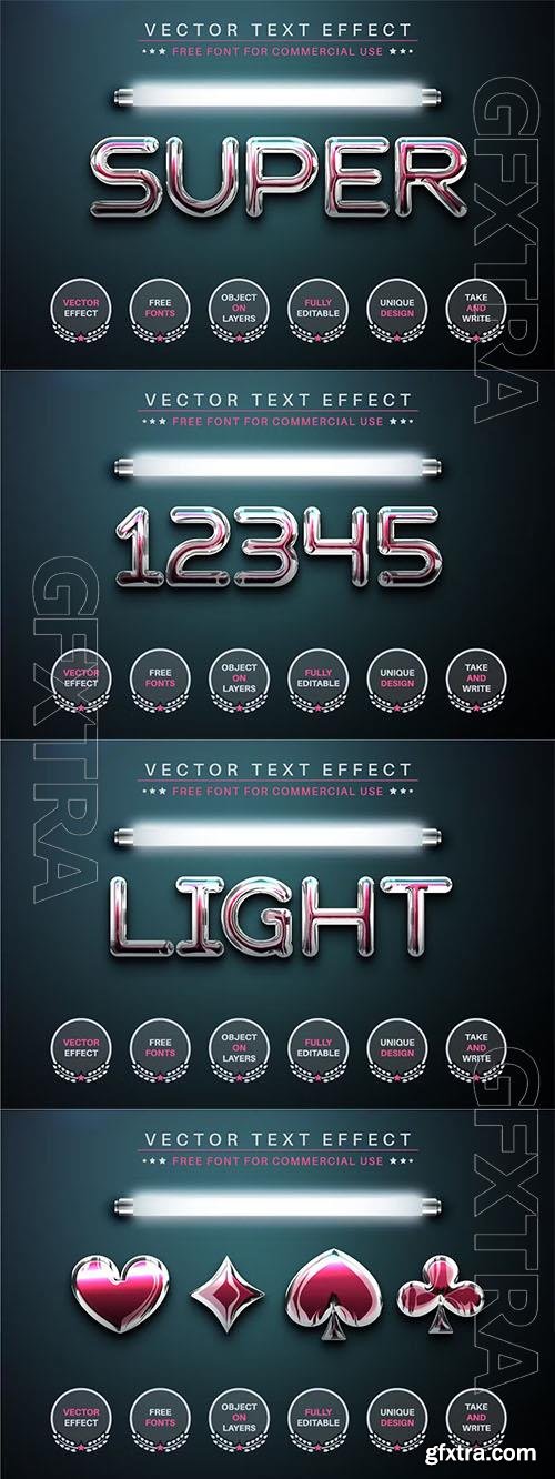 Super Light - editable text effect, font style Super Light - editable text effect, font style