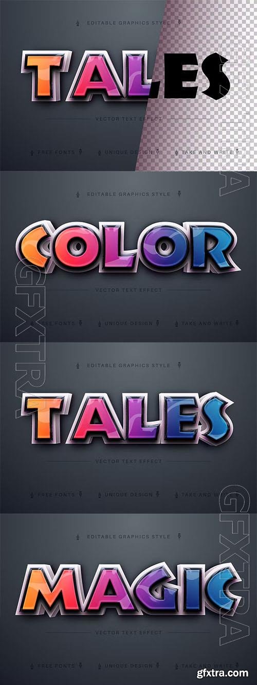 Plastic Tales - editable text effect, font style Plastic Tales - editable text effect, font style