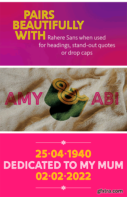 Rahere Sans Inline Font Rahere Sans Inline Font