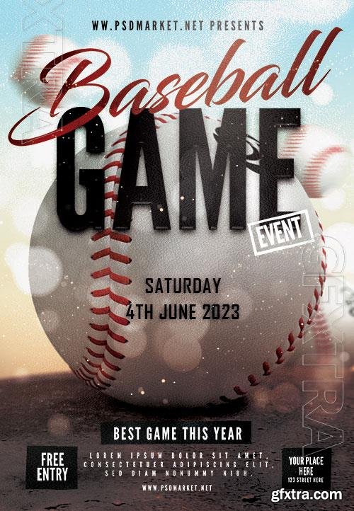 Psd fllyer baseball tournament template design Psd fllyer baseball tournament template design