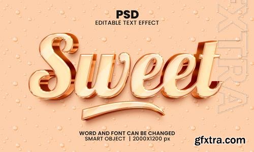 PSD sweet 3d editable photoshop text effect style with background vol 2 PSD sweet 3d editable photoshop text effect style with background vol 2