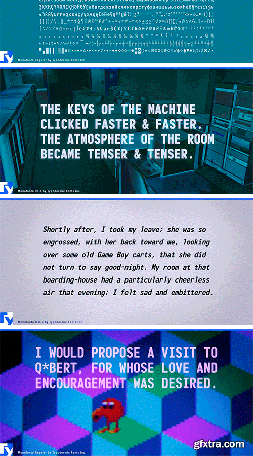 Monofonto Font Family Monofonto Font Family