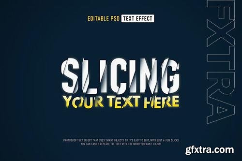 Slicing Text Effect Slicing Text Effect