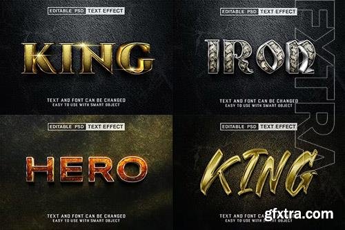 Metal and Gold 3d Editable Text Effect Metal and Gold 3d Editable Text Effect