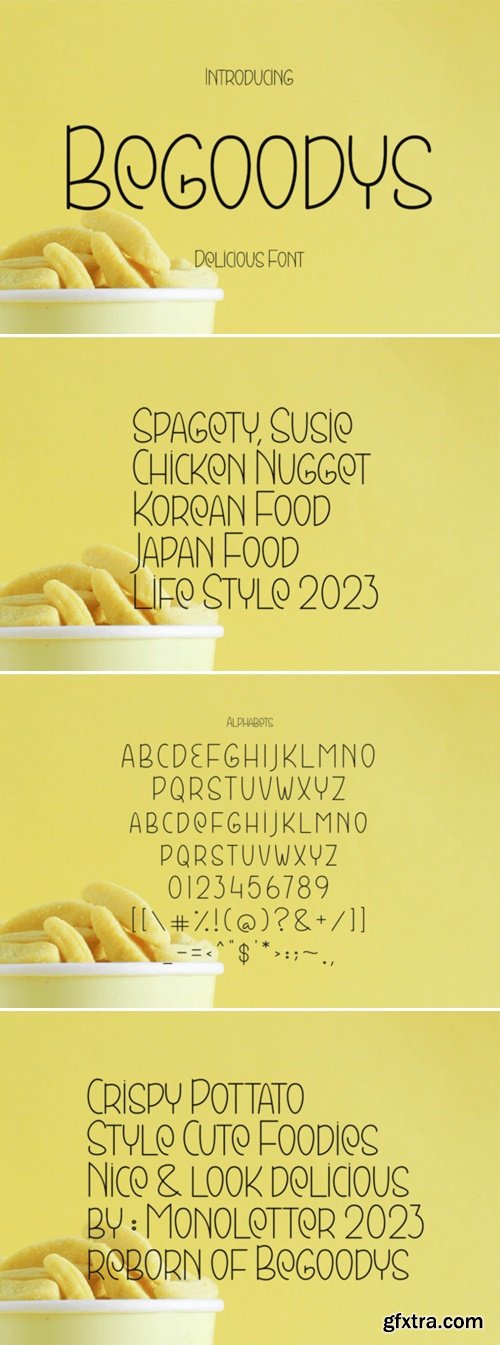 Begoodys Reborn Font