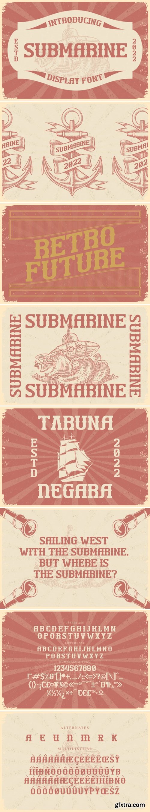 Submarine Font