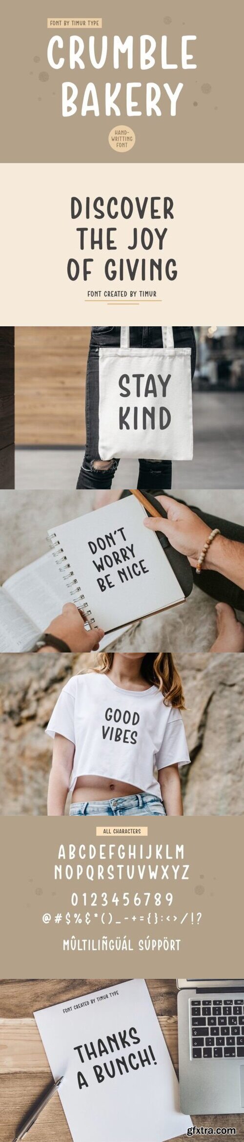 Crumble Bakery Font