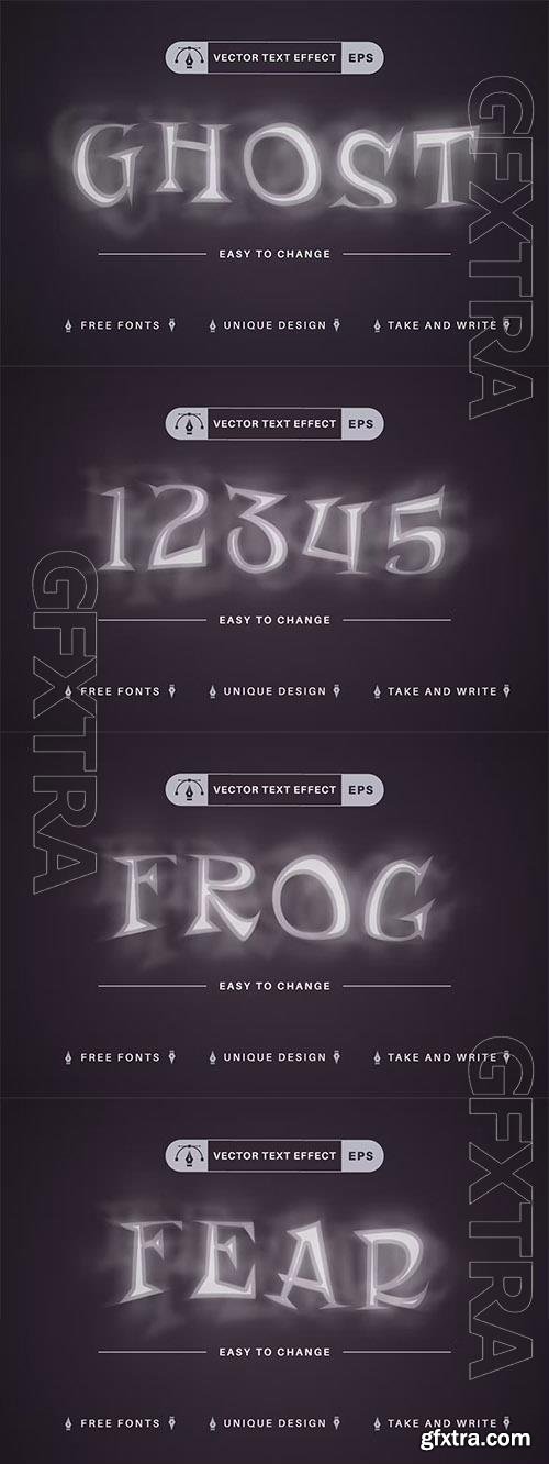 Ghost - Editable Text Effect, Font Style Ghost - Editable Text Effect, Font Style
