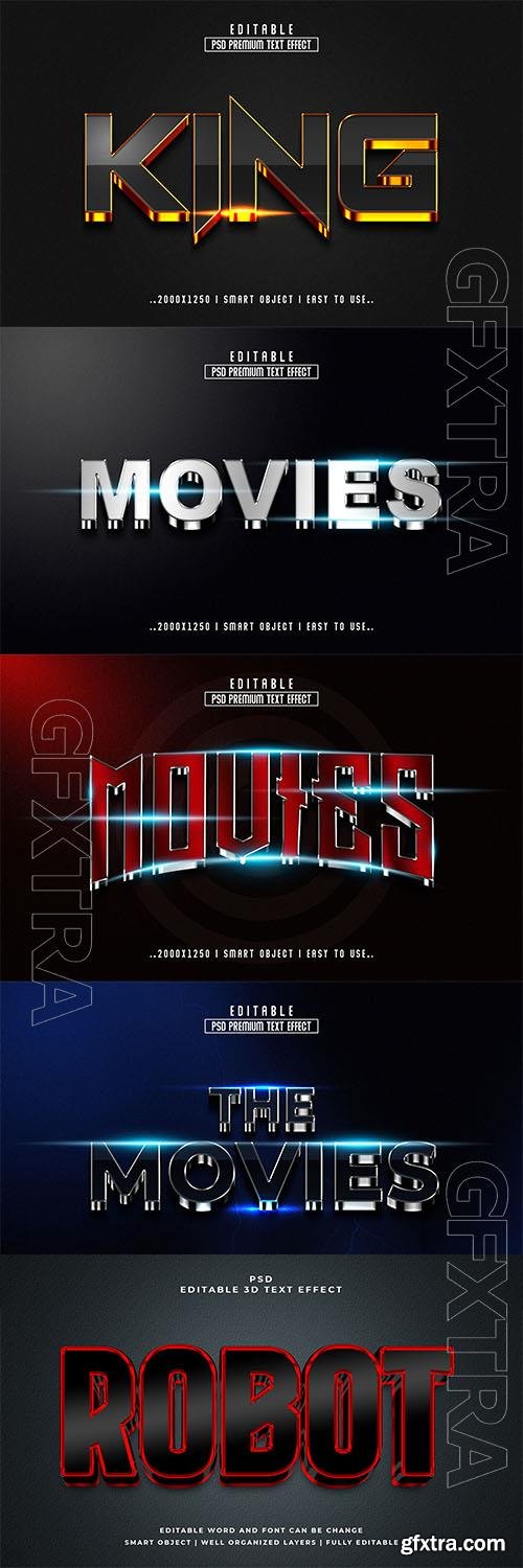 Psd style text effect editable set vol 91 Psd style text effect editable set vol 91