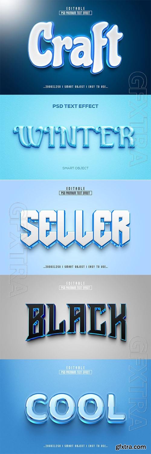 Psd style text effect editable set vol 89 Psd style text effect editable set vol 89