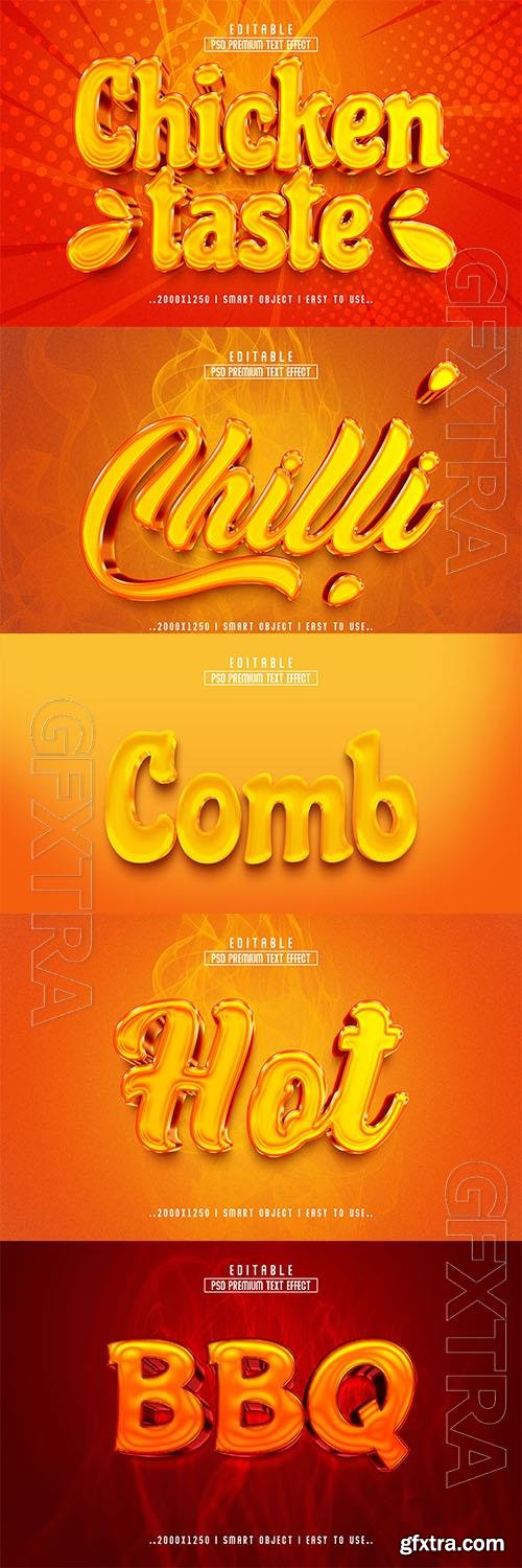 Psd style text effect editable set vol 86 Psd style text effect editable set vol 86