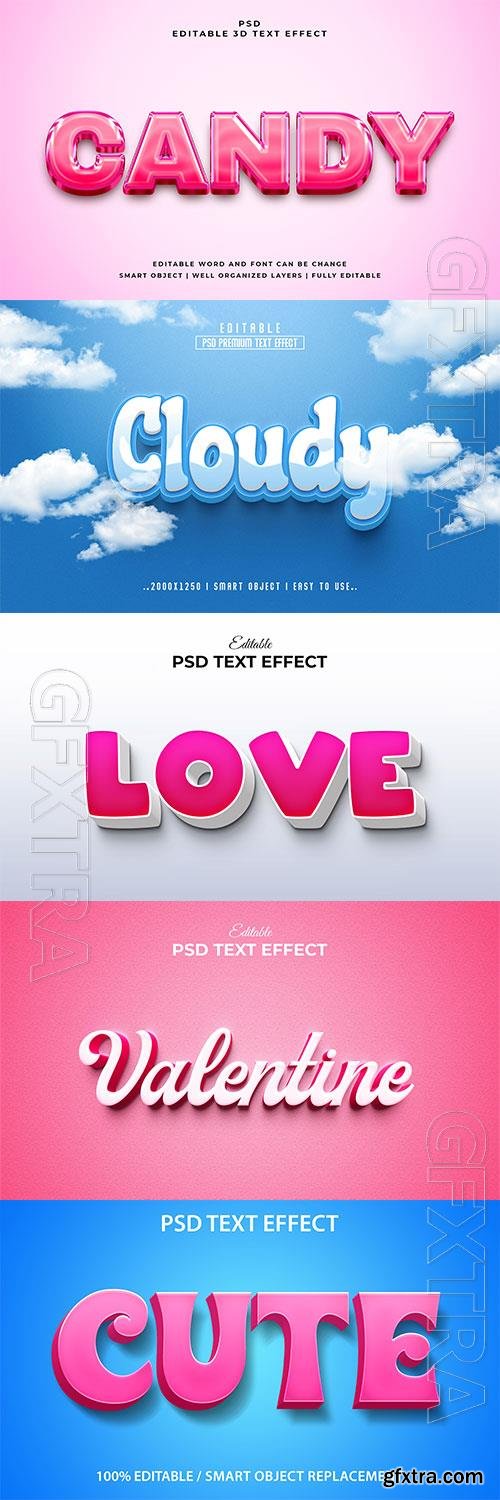 Psd style text effect editable set vol 84 Psd style text effect editable set vol 84