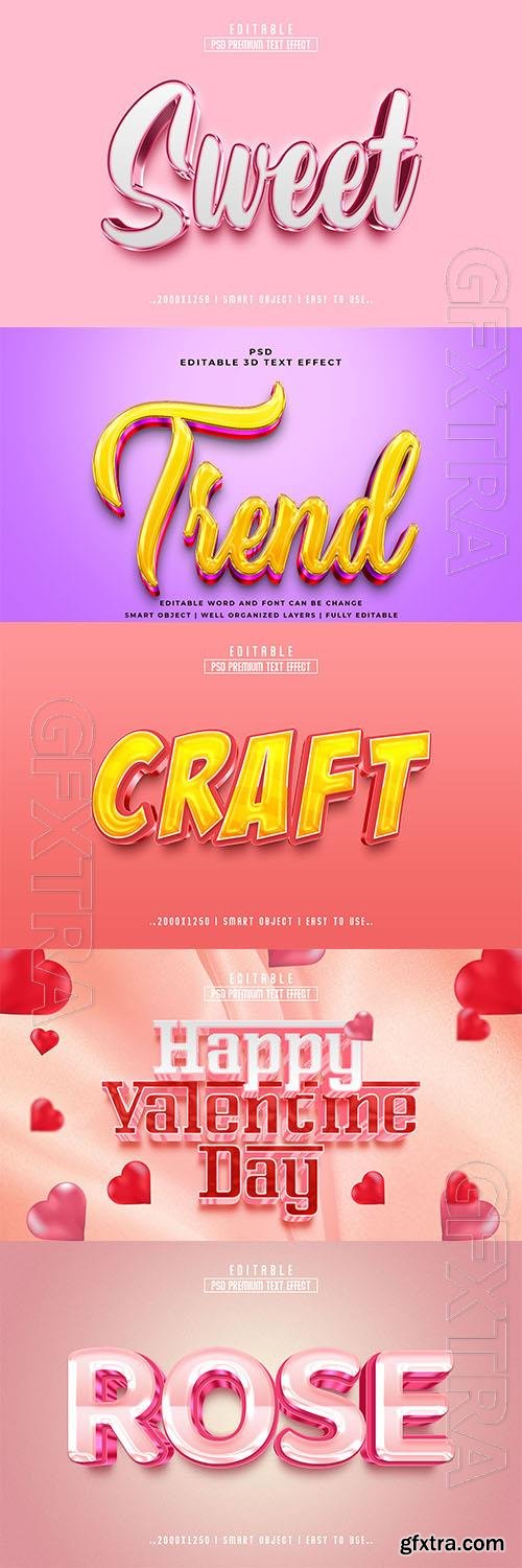 Psd style text effect editable set vol 90 Psd style text effect editable set vol 90