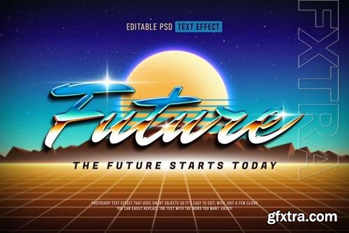 Retro Futuristic Text Effect Retro Futuristic Text Effect