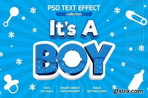 Its a boy baby blue polkadot text effect Its a boy baby blue polkadot text effect
