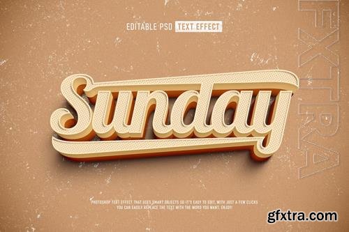 Sunday Style Text Effect Sunday Style Text Effect