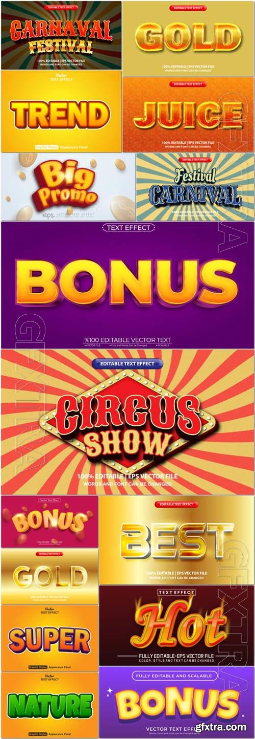 Vector 3d text editable, text effect font vol 12 Vector 3d text editable, text effect font vol 12